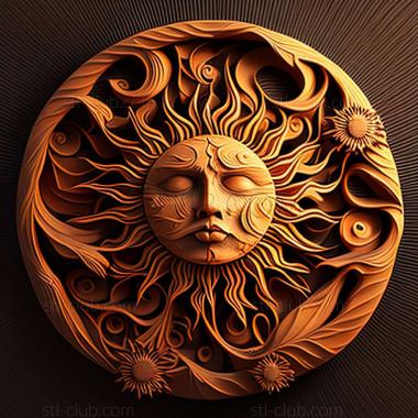 3D model sun (STL)